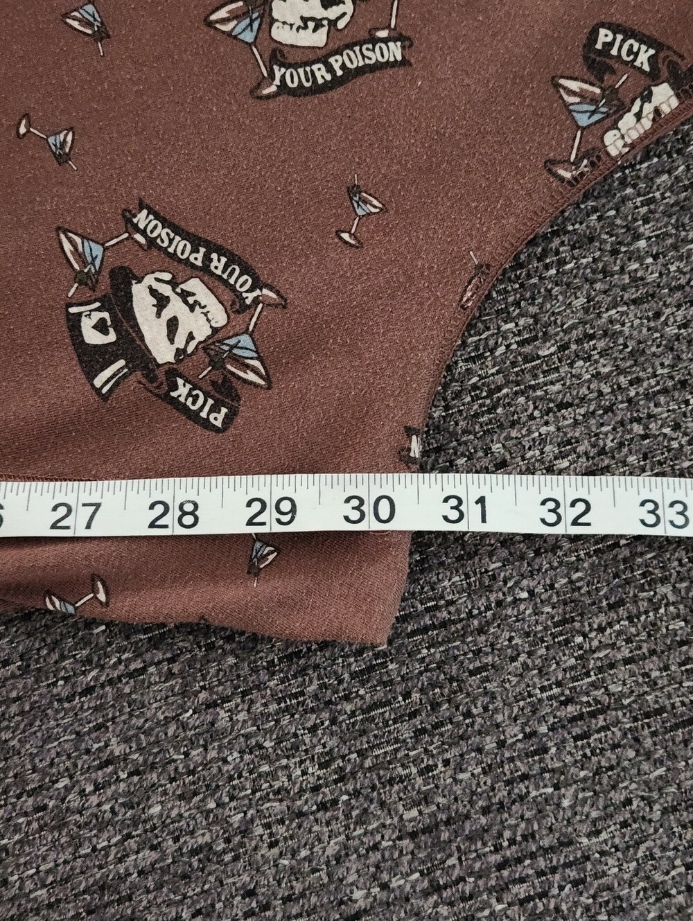 ☠️Mossimo Supply Co.☠️ - Brown/Black "Pick Your Poison" Drawstring Lounge Pant - Picture 14 of 15